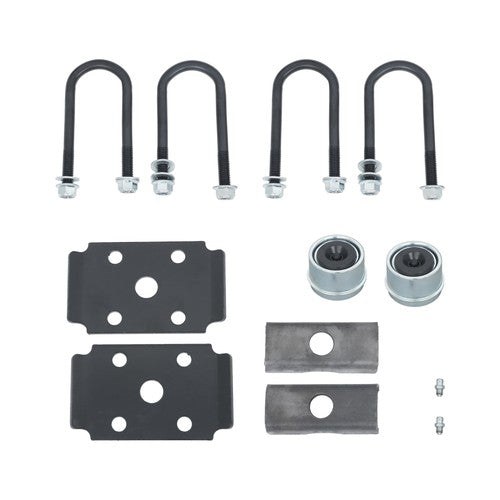 Solid Spare 4 lug-4" 44" HF 2K 2000lbs Trailer Axle w/ U-Bolt Kit For RVs trucks trailers