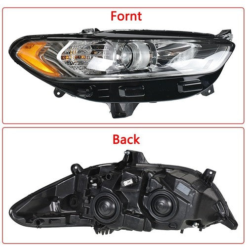 Solid Spare Fit For Ford Fusion 2013-2016 Halogen Headlight Headlamp Assembly Right Side RH