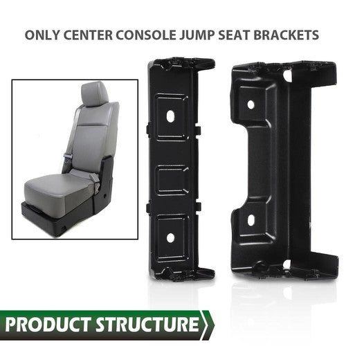 Solid Spare Center Console Jump Seat Bracket Fit For 2015-2020 Ford F150 F250 F350 F450 F550