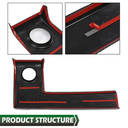Solid Spare Fit For 2009-2014 Ford F150 Center Console Dashboard Panel Cover Trim Bezels