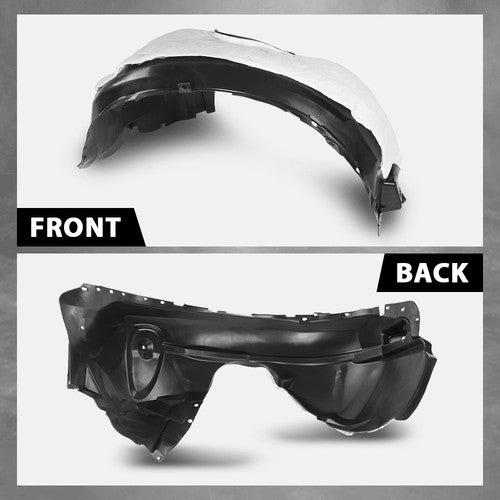 Solid Spare Front Fender Liner Splash Shield Left Fit For 2015-2019 Ford Escape FO1248161