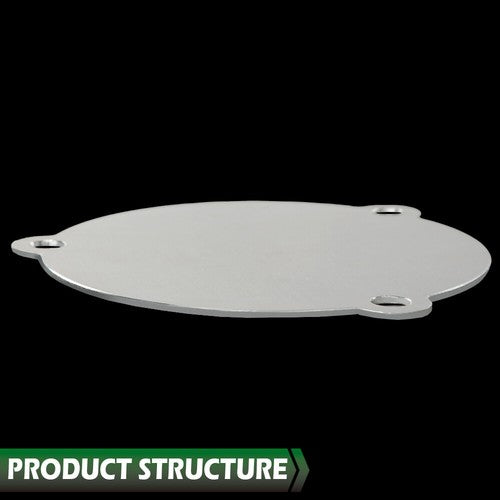 Solid Spare Aluminum Wiper Motor Delete Panel Fit For 1967 Camaro Firebird Gen F-Body