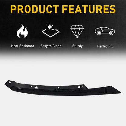 For 2016-2021 Honda Civic Passenger Side Black Headlight Eyelid Molding Trim