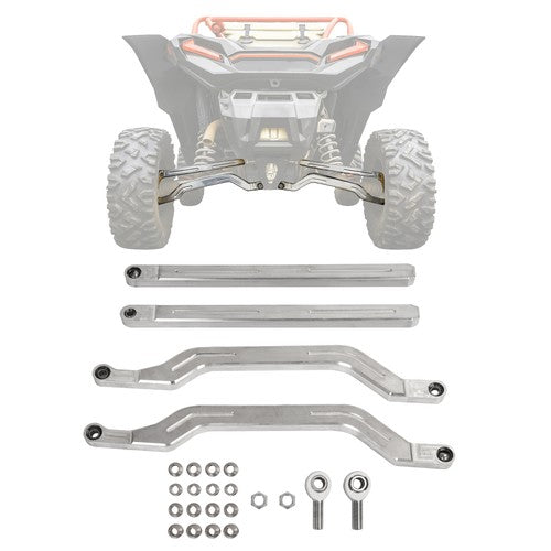 Solid Spare Rear Radius Arm Rods Set For Polaris RZR Turbo 2014-2023 RZR XP 1000/RZR RS1