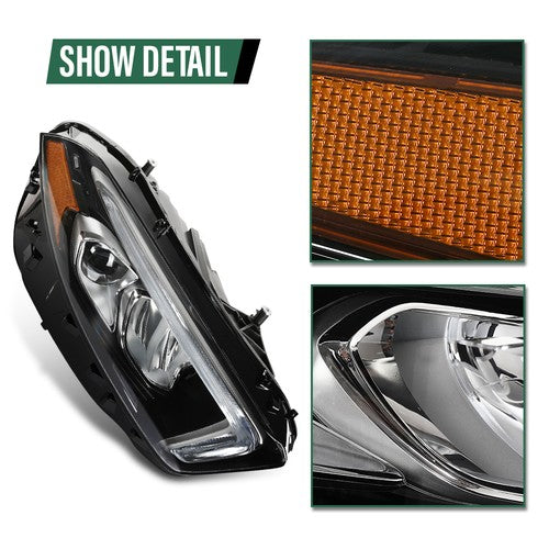 Solid Spare LED Headlight Fit For 2019-2022 Mercedes Benz W177 A Class Right Passenger Side