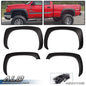 Solid Spare 4pcs Factory Style Fender Flares Fit For 1999-2007 Chevy Silverado GMC Sierra