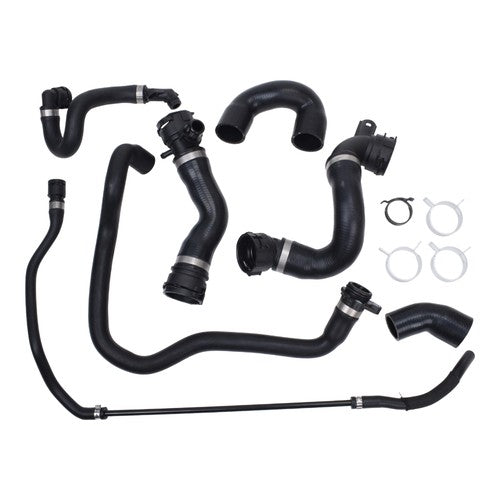Radiator Coolant Water Hose Pipe Kit 7 Hoses For 2007-2011 BMW 128i 328i N51 E90