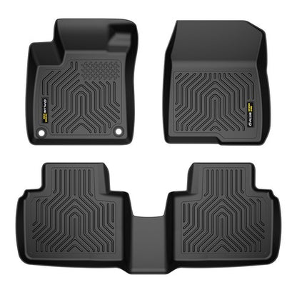 Solid Spare All Weather TPE Floor Mats Fit For 18-2022 Honda Accord Sedan Protection Liners