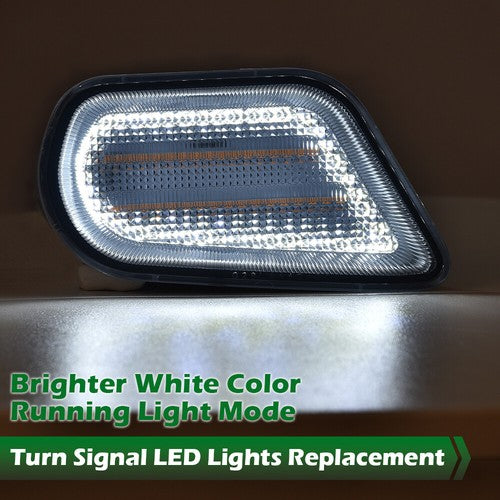 Solid Spare Fit For 98-02 Pontiac Firebird Trans Am Smoke LED Turn?Signal Parking Lights