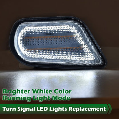 Solid Spare Fit For 98-02 Pontiac Firebird Trans Am Smoke LED Turn?Signal Parking Lights