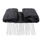 Solid Spare 4' x 50' Privacy Fence Heavy Duty Fencing Mesh Shade Cover Garden Black
