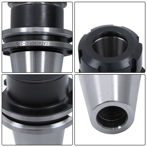 Solid Spare 10Pcs CAT40-ER32 Collet Chuck 2.76" 70mm Length Tool Holder Set New
