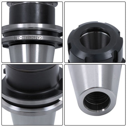 Solid Spare 10Pcs CAT40-ER32 Collet Chuck 2.76" 70mm Length Tool Holder Set New