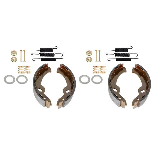 Solid Spare New Rear Brake hub Drums Brake Shoe Spring Kit US For EZGO TXT Golf Carts 1996+