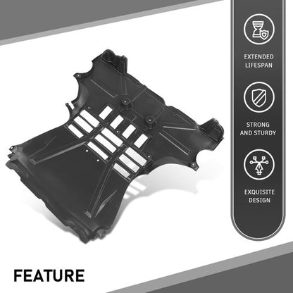 Solid Spare Fit For 2010 2011 2012 2013 Smart Fortwo Front Engine Splash Shield Under Cover