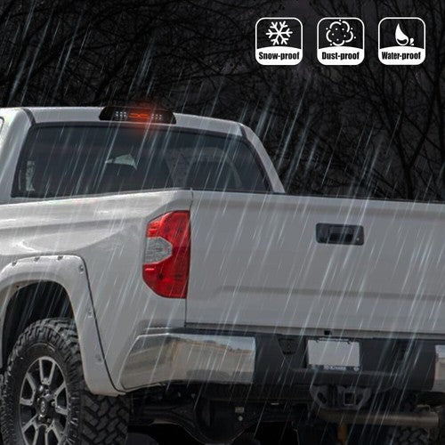 Solid Spare Fit For 2007-2018 Toyota Tundra LED Rear Smoked Third 3rd Brake Light Cargo Lamp