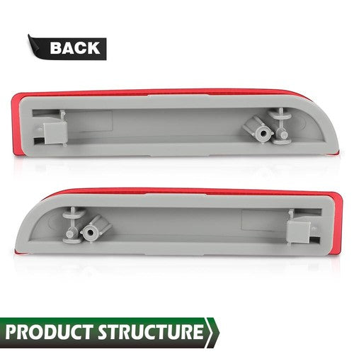 Solid Spare Rear Bumper Reflector Light Fit For 2006-2012 Toyota RAV4 Tail Brake Stop Lamp