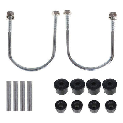 Solid Spare For EZGO RXV Golf Cart Heavy Duty Rear 2 Leaf Spring Kit With Bushing & Sleeves