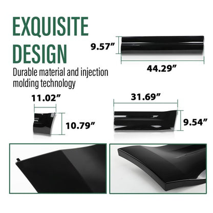 Solid Spare Fit For 20-24 Defender 110 Bumper Corner Side Skirt Fender Flare Body Kit