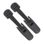Solid Spare Fit For 03-09 Chevy Kodiak/GMC TopKick/Hummer H2 Hood Lock Latch Black 2pcs