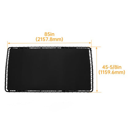 Solid Spare 85" Golf Cart Roof Top Tubular Canopy For EZGO TXT 4-Seat Sun Top Club Car