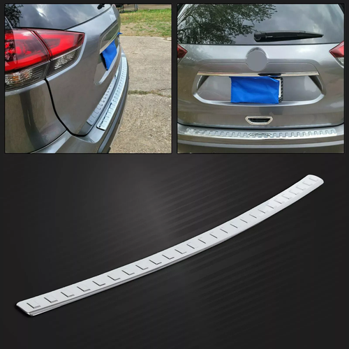 New Chrome Rear Bumper Protector Cover Scratch Exact For 2014-2020 Nissan Rogue