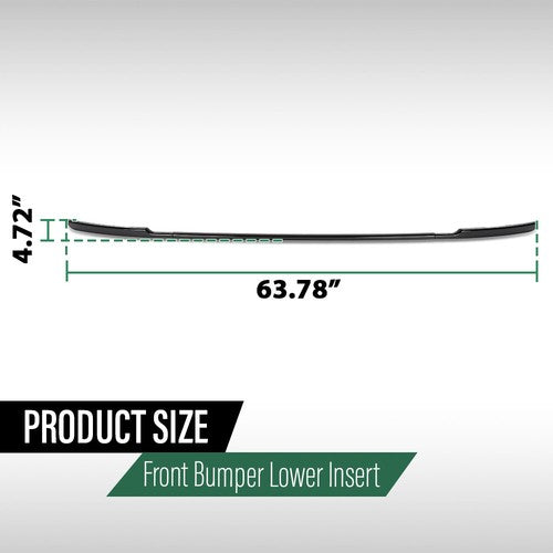 Solid Spare Fit For 13-17 Land Rover Range Rover Front Bumper Lower Insert Trim Black