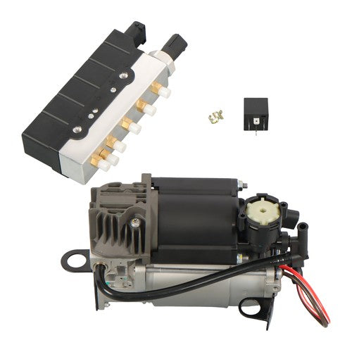 Solid Spare 2203200104 Air Ride Compressor &Valve Block Assembly For Mercedes W220 S500 S350