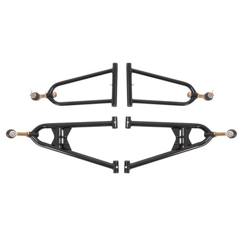 Solid Spare Fully Front Extended A Arms +2 +1 For Yamaha Raptor 700 700R 2006-2017 Chrome