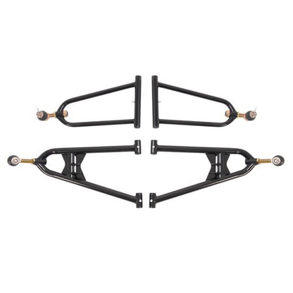 Solid Spare Fully Front Extended A Arms +2 +1 For Yamaha Raptor 700 700R 2006-2017 Chrome