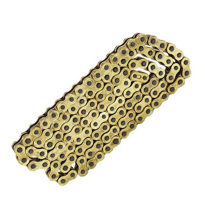 Solid Spare New Motorcycle 520 O-Ring Gold Drive Chain 120 Links 520 X 120 With Masterlink