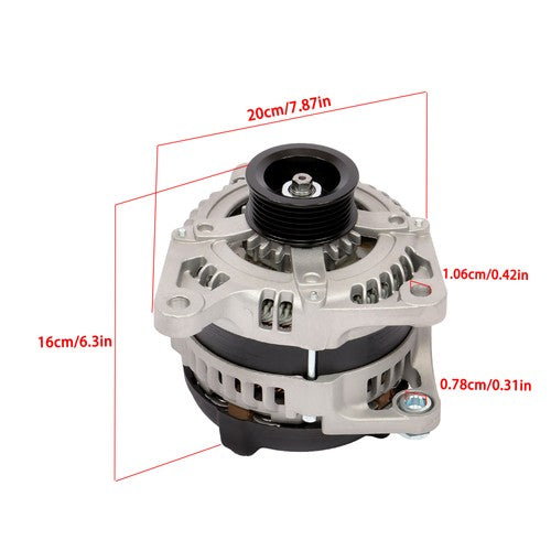 Solid Spare For Dodge Chrysler Jeep Wrangler 2008-11 Alternator 3.8L 140A 12V CW New 11294