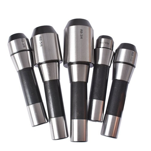Solid Spare R8 End Mill Holder Set Adapter Kit For With a R8 Spindle Milling Machines 5 Pcs