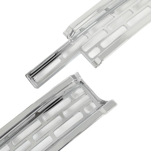 Solid Spare For GMC Sierra 1500 2014-2015 GI123 Chrome Grille Insert Mesh Grill Overlay Trim