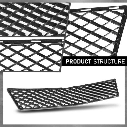 Solid Spare Front Bumper Grille Grill Fit For 2010-2012 Mercedes-Benz GLK350 MB1036129