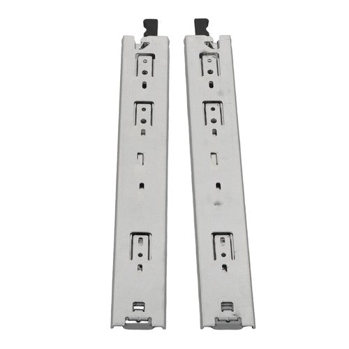 Solid Spare 1 Pair 14 Inch Locking Drawer Slides Full Extension & Lock 150lbs Capacity