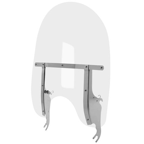 Solid Spare 26" Acrylic Windscreen Windshield For Harley Softail Deluxe Fat Boy FLS 2000-17