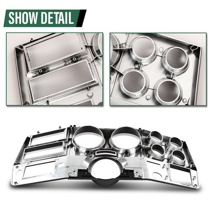 Solid Spare Fit For Chevrolet GMC Truck 1981-1983 Dash Bezel W/ A/C W/ Lower Column Cover