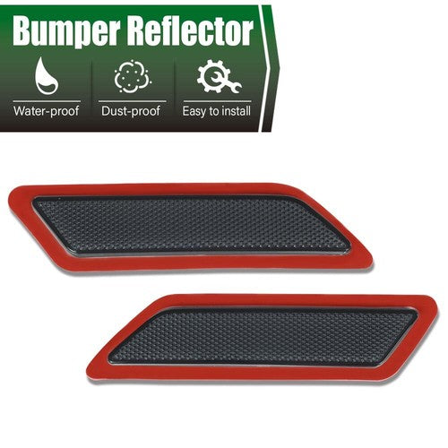 Solid Spare Smoke Bumper Reflector Side Marker Front Left & Right Fit For 2012-2015 BMW 328i