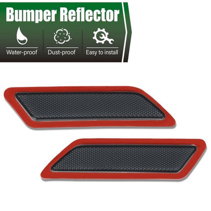 Solid Spare Smoke Bumper Reflector Side Marker Front Left & Right Fit For 2012-2015 BMW 328i