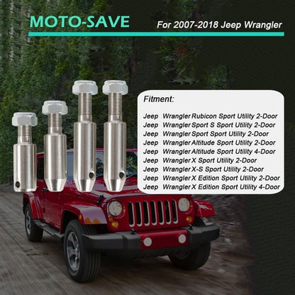 Solid Spare For 2.5-6" lifts 07-18 Jeep Wrangler Sport Front Sway Bar Links Disconnects