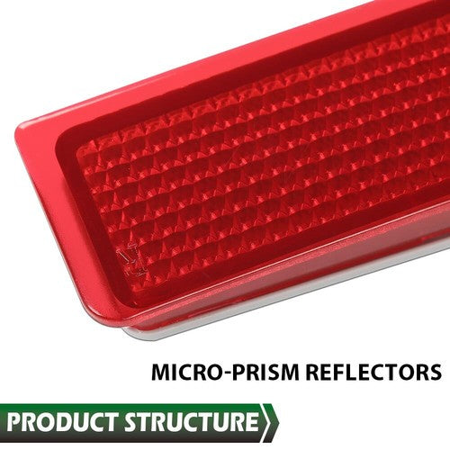 Solid Spare Rear Bumper Reflector Light Fit For 2006-2012 Toyota RAV4 Tail Brake Stop Lamp