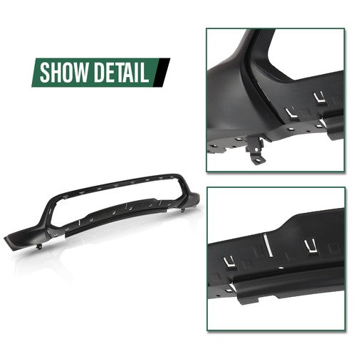 Solid Spare Fit For 2014-2022 Jeep Grand Cherokee Front Lower Bumper Cover Fascia 5XV45TZZAA