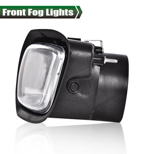 Solid Spare Bumper Fog Lights Driving Lamps W/ Bulbs Fit For 2008-2017 Freightliner Cascadia