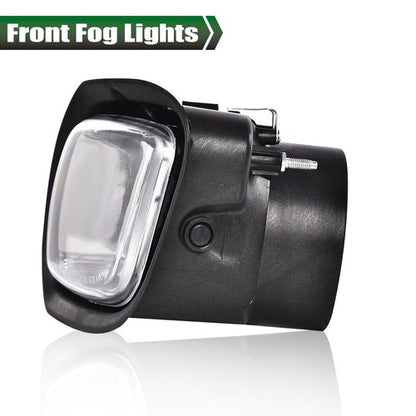 Solid Spare Bumper Fog Lights Driving Lamps W/ Bulbs Fit For 2008-2017 Freightliner Cascadia