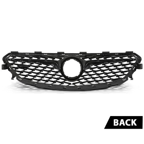 Solid Spare Fit For 2018-2020 Buick Regal Sportback Front Bumper Upper Grille Black & Chrome