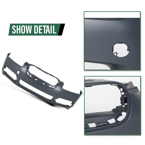 Solid Spare Front Bumper Cover Fit For 09-11 Jaguar XF 8Cyl Engine C2Z8838XXX JA1000142