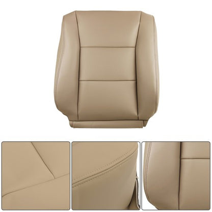 Solid Spare Leather Front Driver & Passenger Covers Tan Suit For 98-07 Toyota Land Cruiser