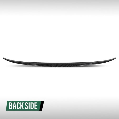 Solid Spare Fit For 11-16 BMW F10 5 Series 535i 528i Carbon Look M5 Style Trunk Spoiler Wing