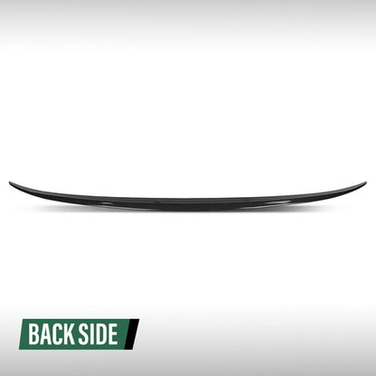 Solid Spare Fit For 11-16 BMW F10 5 Series 535i 528i Carbon Look M5 Style Trunk Spoiler Wing